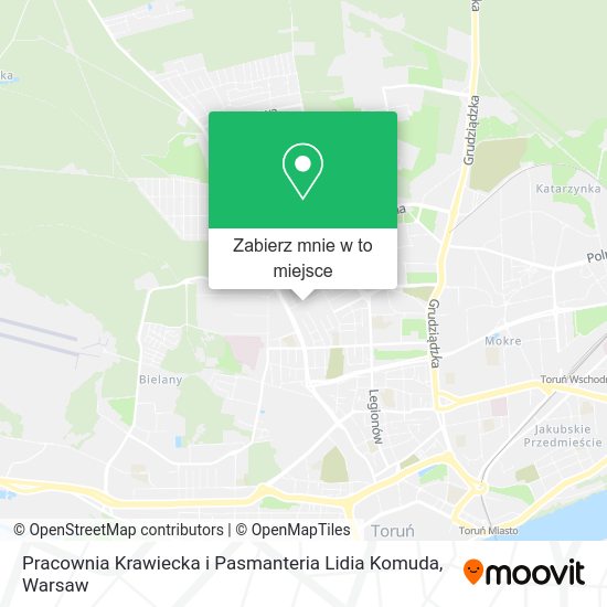 Mapa Pracownia Krawiecka i Pasmanteria Lidia Komuda