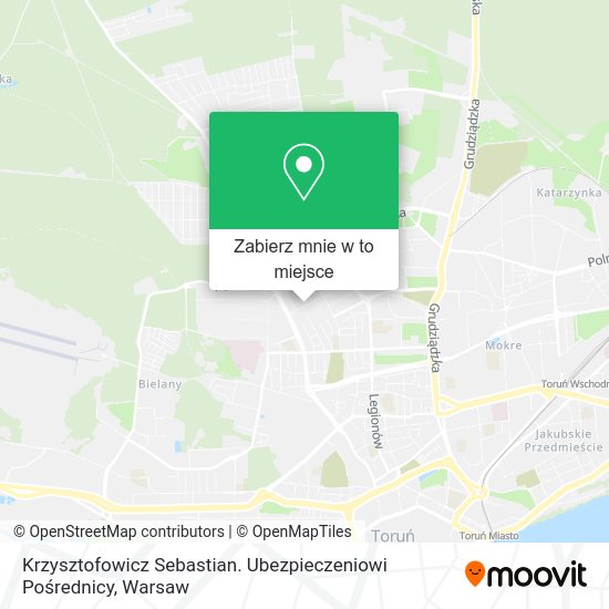 Mapa Krzysztofowicz Sebastian. Ubezpieczeniowi Pośrednicy