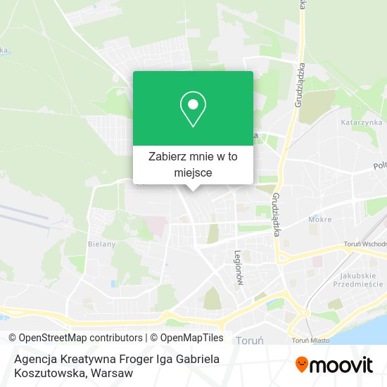 Mapa Agencja Kreatywna Froger Iga Gabriela Koszutowska