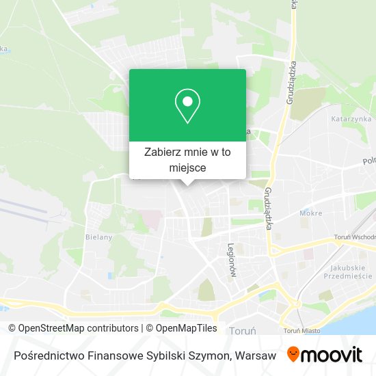 Mapa Pośrednictwo Finansowe Sybilski Szymon