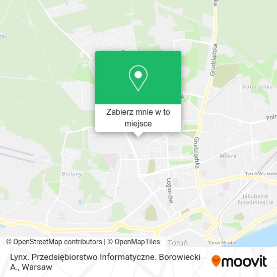 Mapa Lynx. Przedsiębiorstwo Informatyczne. Borowiecki A.