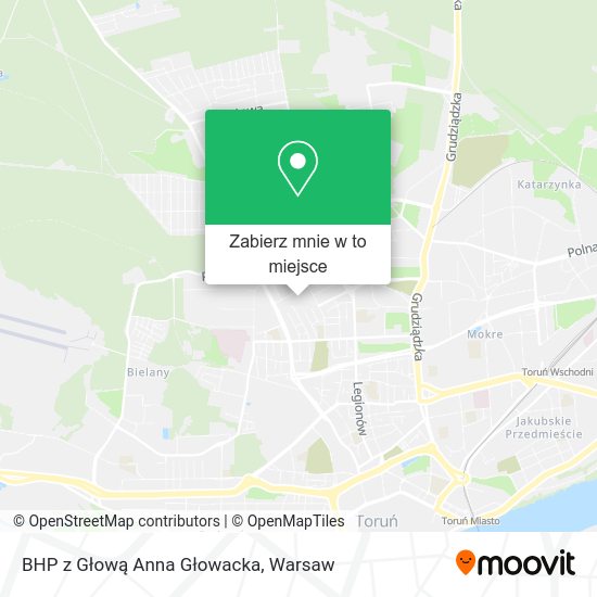 Mapa BHP z Głową Anna Głowacka