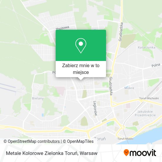 Mapa Metale Kolorowe Zielonka Toruń