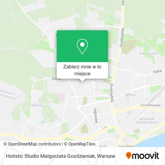 Mapa Holistic Studio Malgorzata Gozdzieniak