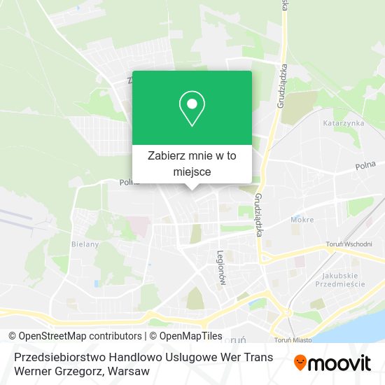 Mapa Przedsiebiorstwo Handlowo Uslugowe Wer Trans Werner Grzegorz