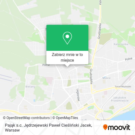 Mapa Pająk s.c. Jędrzejewski Paweł Cieśliński Jacek