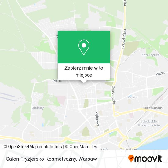 Mapa Salon Fryzjersko-Kosmetyczny