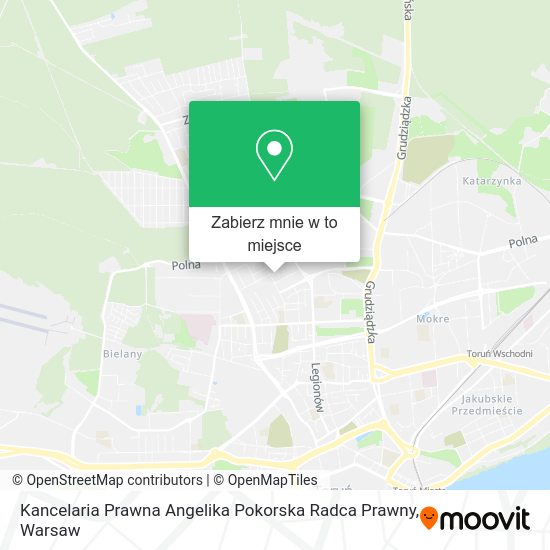 Mapa Kancelaria Prawna Angelika Pokorska Radca Prawny