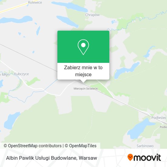 Mapa Albin Pawlik Usługi Budowlane