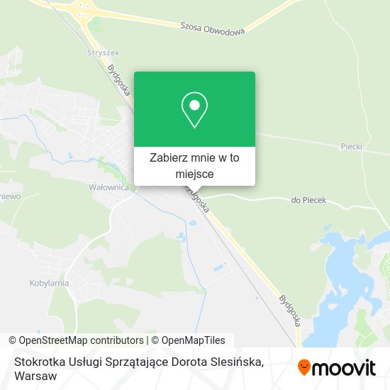 Mapa Stokrotka Usługi Sprzątające Dorota Slesińska