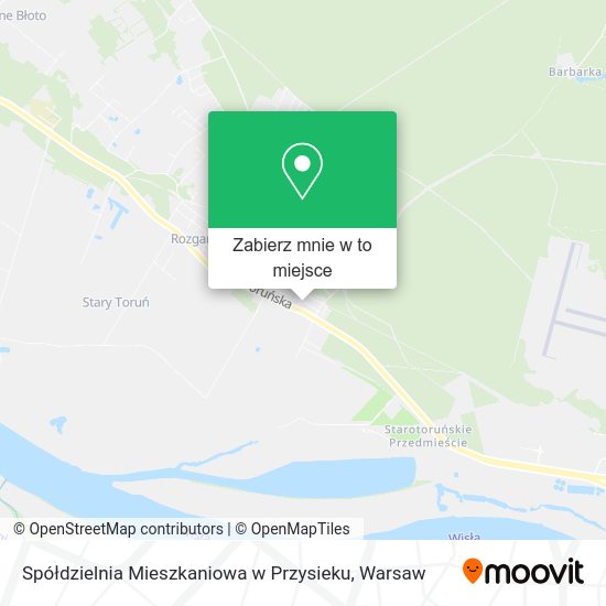 Mapa Spółdzielnia Mieszkaniowa w Przysieku