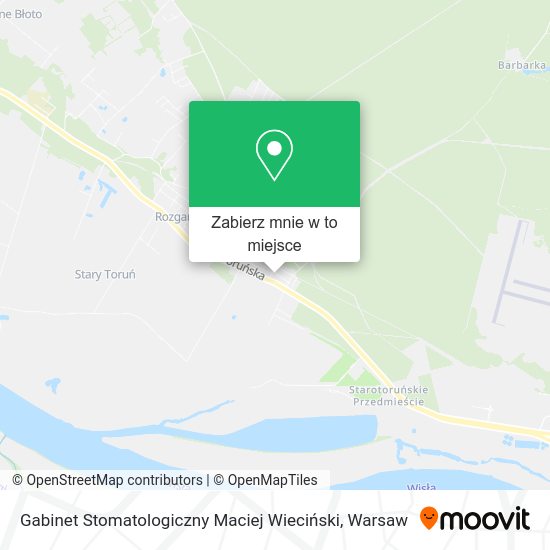 Mapa Gabinet Stomatologiczny Maciej Wieciński