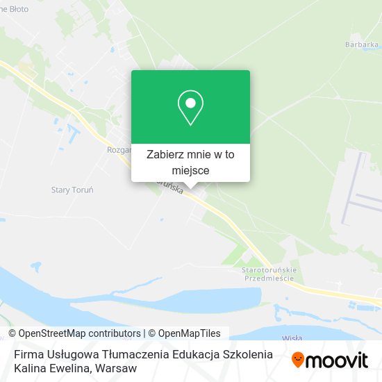 Mapa Firma Usługowa Tłumaczenia Edukacja Szkolenia Kalina Ewelina