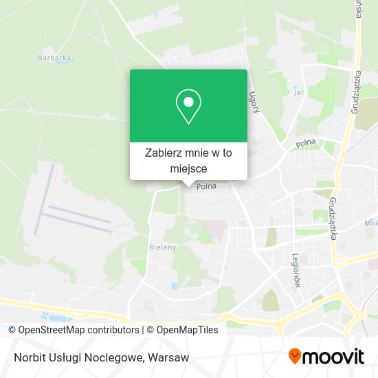 Mapa Norbit Usługi Noclegowe