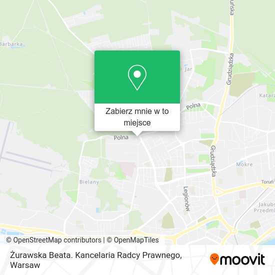 Mapa Żurawska Beata. Kancelaria Radcy Prawnego