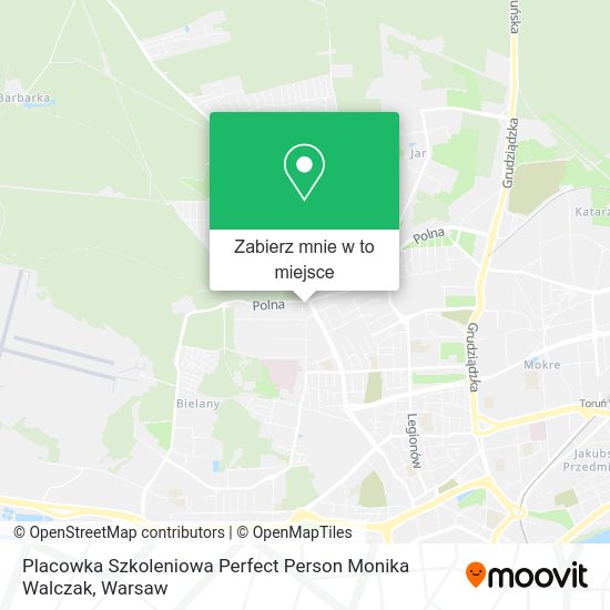 Mapa Placowka Szkoleniowa Perfect Person Monika Walczak