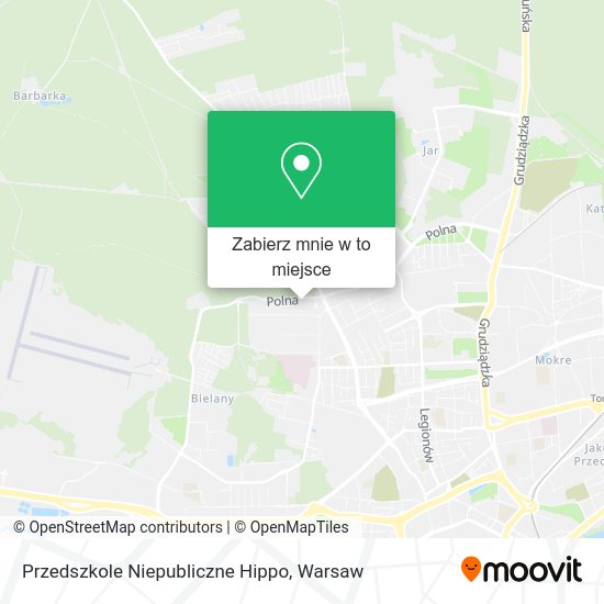 Mapa Przedszkole Niepubliczne Hippo