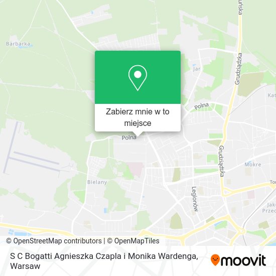 Mapa S C Bogatti Agnieszka Czapla i Monika Wardenga