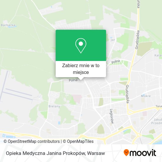 Mapa Opieka Medyczna Janina Prokopów