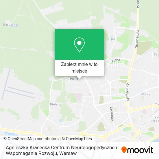 Mapa Agnieszka Krasecka Centrum Neurologopedyczne i Wspomagania Rozwoju