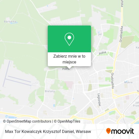 Mapa Max Tor Kowalczyk Krzysztof Daniel