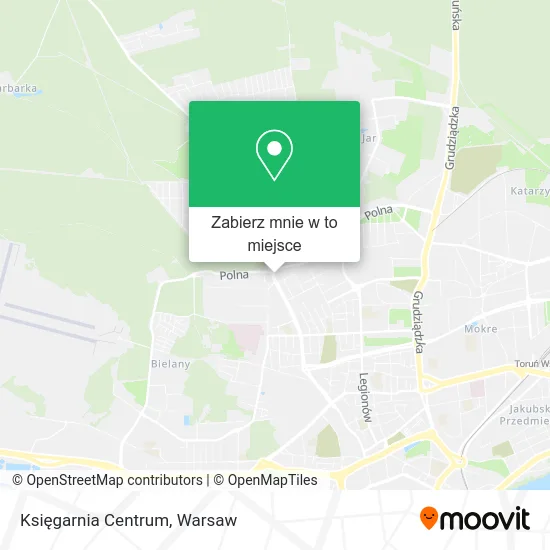 Mapa Księgarnia Centrum