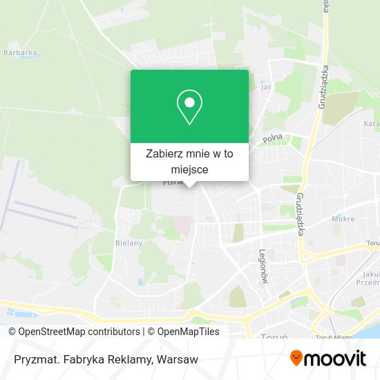 Mapa Pryzmat. Fabryka Reklamy