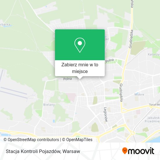 Mapa Stacja Kontroli Pojazdów