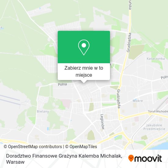 Mapa Doradztwo Finansowe Grażyna Kalemba Michalak