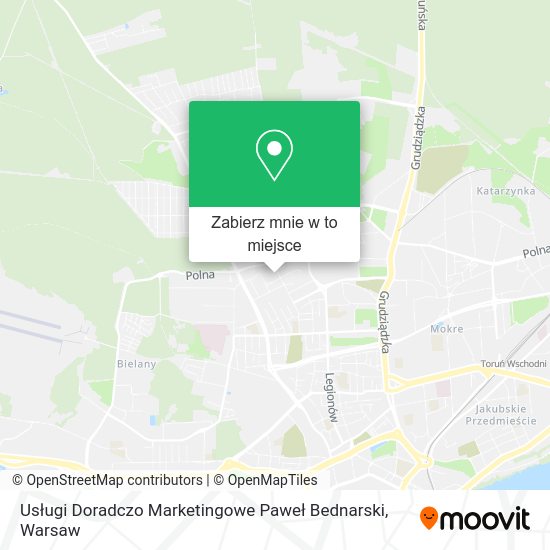 Mapa Usługi Doradczo Marketingowe Paweł Bednarski