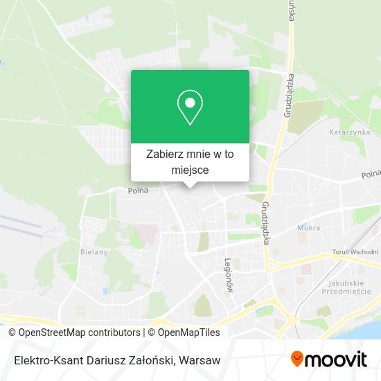 Mapa Elektro-Ksant Dariusz Załoński