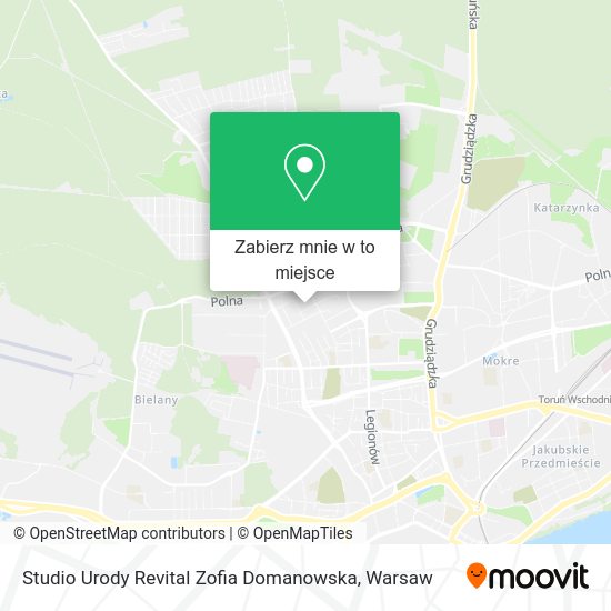 Mapa Studio Urody Revital Zofia Domanowska