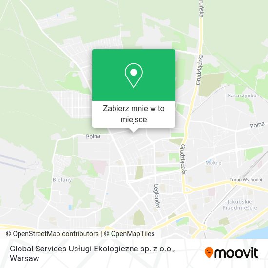 Mapa Global Services Usługi Ekologiczne sp. z o.o.