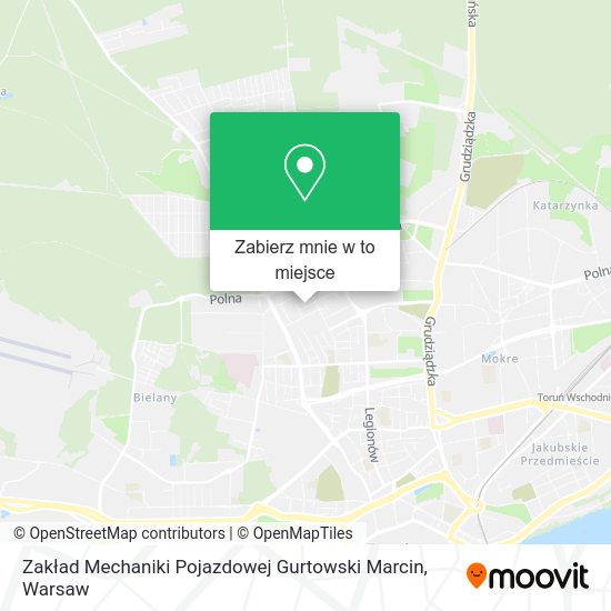 Mapa Zakład Mechaniki Pojazdowej Gurtowski Marcin