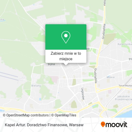 Mapa Kapel Artur. Doradztwo Finansowe