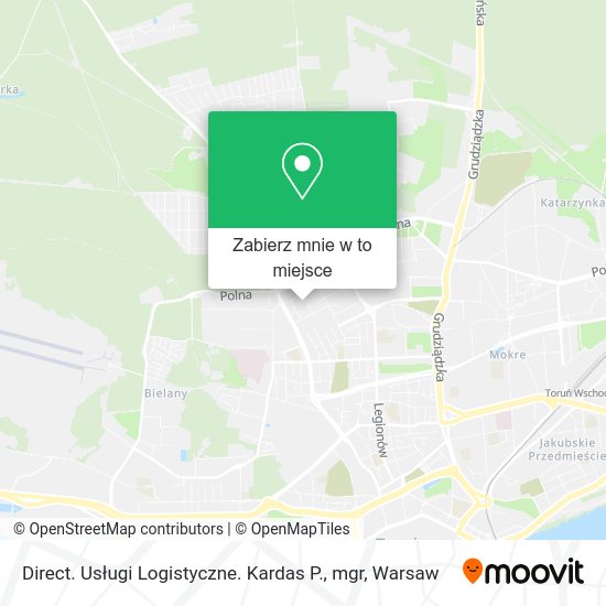 Mapa Direct. Usługi Logistyczne. Kardas P., mgr