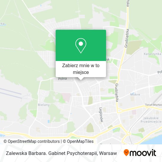 Mapa Zalewska Barbara. Gabinet Psychoterapii