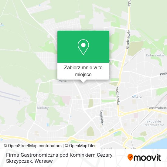 Mapa Firma Gastronomiczna pod Kominkiem Cezary Skrzypczak