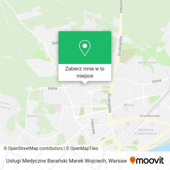 Mapa Usługi Medyczne Barański Marek Wojciech