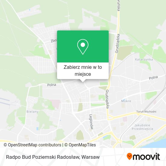 Mapa Radpo Bud Poziemski Radosław