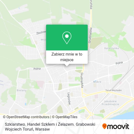 Mapa Szklarstwo. Handel Szkłem i Żelazem. Grabowski Wojciech Toruń