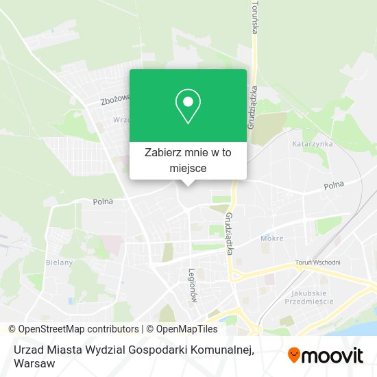 Mapa Urzad Miasta Wydzial Gospodarki Komunalnej