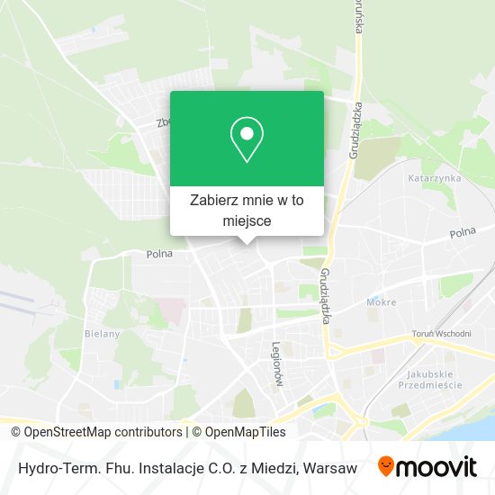 Mapa Hydro-Term. Fhu. Instalacje C.O. z Miedzi