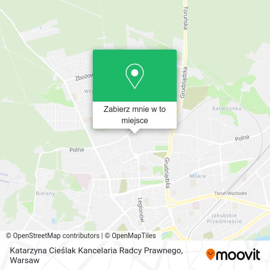 Mapa Katarzyna Cieślak Kancelaria Radcy Prawnego