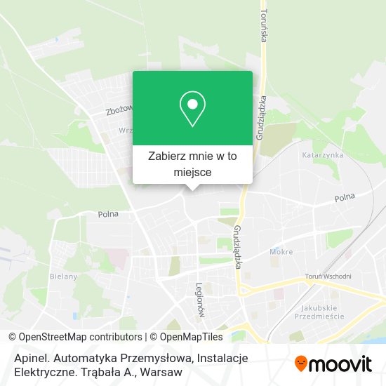 Mapa Apinel. Automatyka Przemysłowa, Instalacje Elektryczne. Trąbała A.