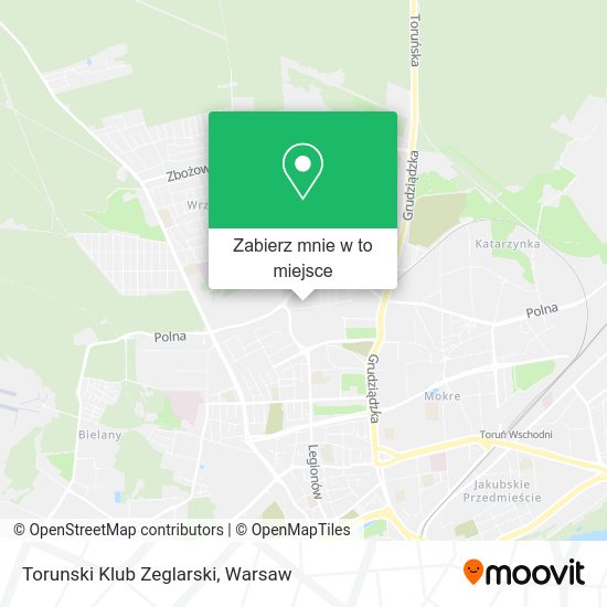 Mapa Torunski Klub Zeglarski