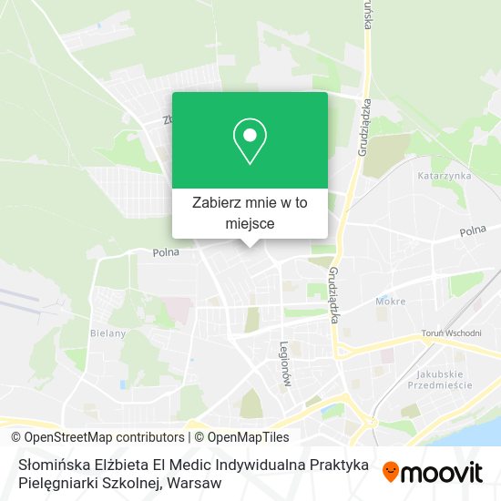 Mapa Słomińska Elżbieta El Medic Indywidualna Praktyka Pielęgniarki Szkolnej