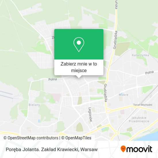 Mapa Poręba Jolanta. Zakład Krawiecki