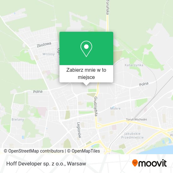 Mapa Hoff Developer sp. z o.o.