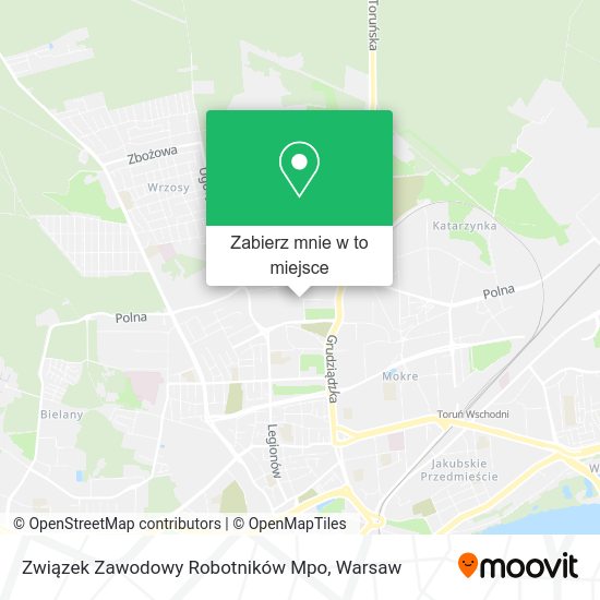 Mapa Związek Zawodowy Robotników Mpo